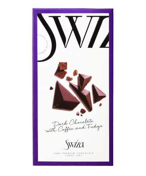 Dark Chocolate with Coffee and Fudge 100g