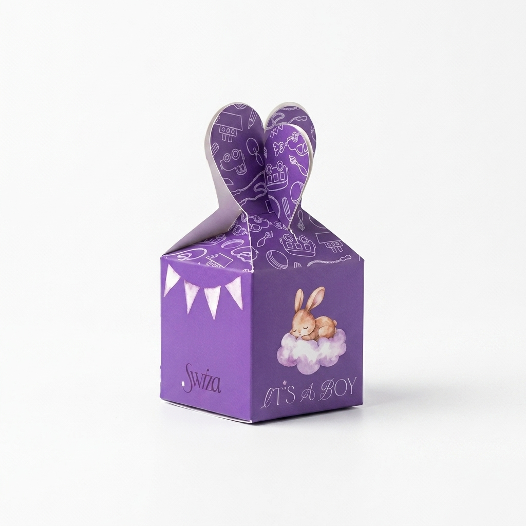 One Tiny Miracle - It's a Boy Purple Box